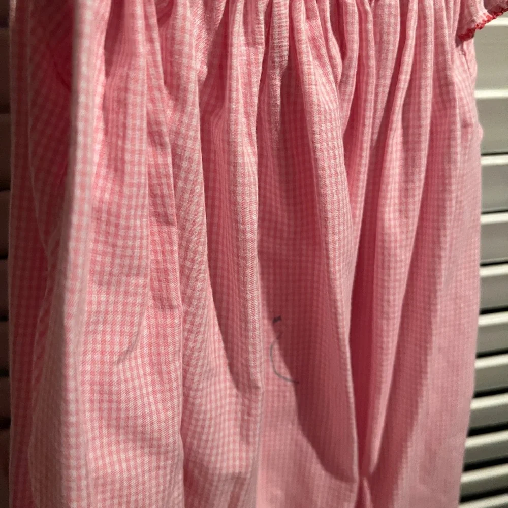 Pink Smocked Princess GirlsDress - Picture 6 of 8